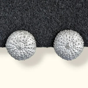 Vintage Pewter Sea Urchin Studs
